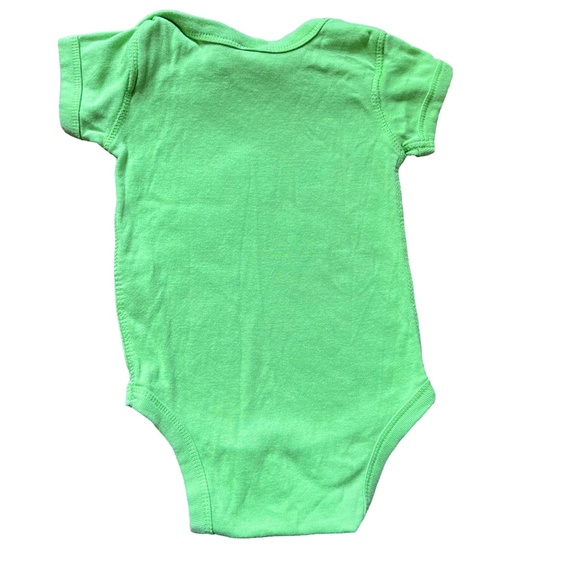 Rabbit Skins Savannah, Georgia Pirate Parrot Green Onesie Bodysuit, Sz 6 months - Picture 4 of 4